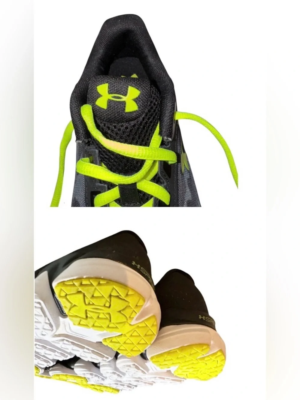 UNDER ARMOUR SPINE DISRUPT bog boys running tennis shoes size 6.5 - MINT!